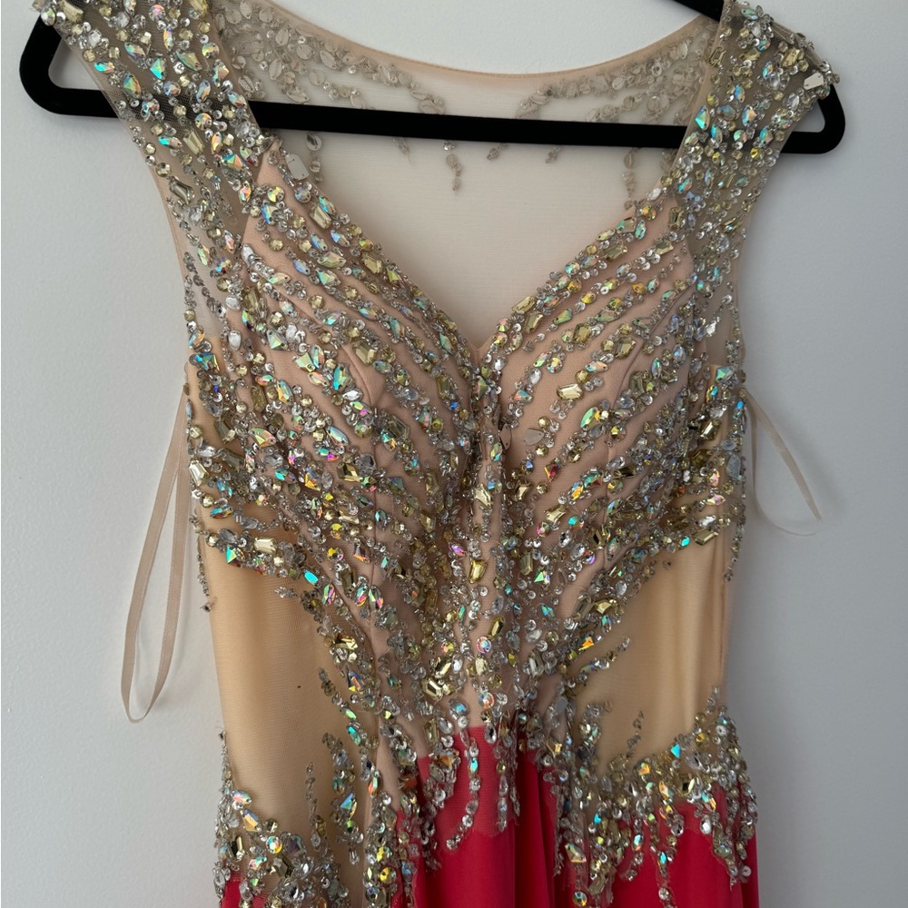 Stunning Sequin Embellished Evening Gown